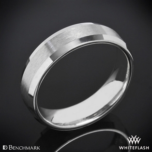 Benchmark Mirror Edge Wedding Ring