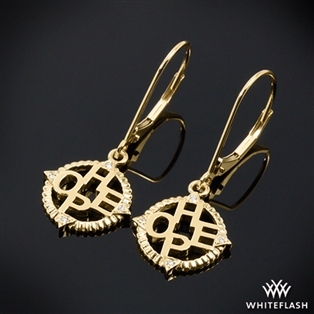 Finding Hope Diamond Charm Earrings