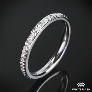 Micro Pave Diamond Wedding Ring