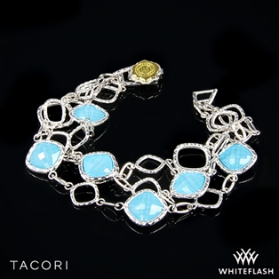 Tacori SB11505 Island Rains Clear Quartz over Neolite Turquoise Bracelet