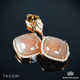 Tacori SE182P36 Moon Rosé Cushion Drop Earrings
