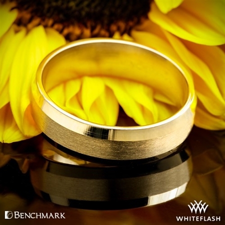 Benchmark Mirror Edge Wedding Ring