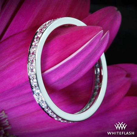 'Channel Bead-Set' Diamond Wedding Ring