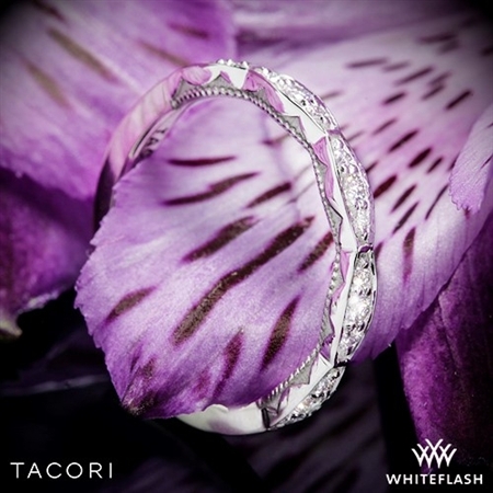 Tacori 46-2 Sculpted Crescent Diamond Wedding Ring