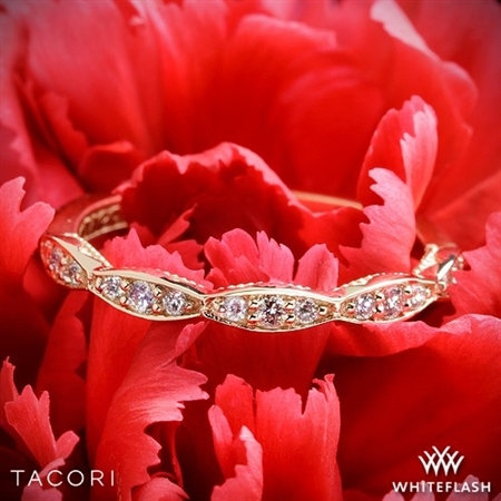 Tacori 46-2 Sculpted Crescent Diamond Wedding Ring