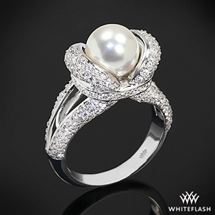 Gaia Pearl and Diamond Right Hand Ring