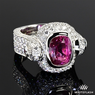 Pizzazz Sapphire and Diamond Right Hand Ring
