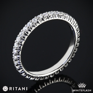 Ritani S35-8 Stack Full Eternity Diamond Right Hand Ring