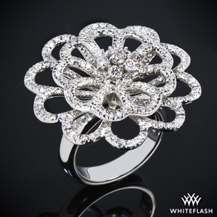 Sparkle Blossom Diamond Right Hand Ring