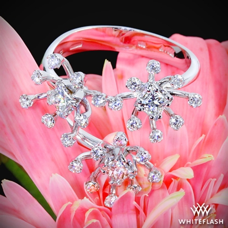 Princess Blossom Diamond Right Hand Ring