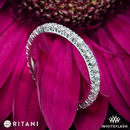 Ritani S35-8 Stack Full Eternity Diamond Right Hand Ring