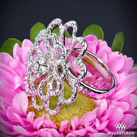 Sparkle Blossom Diamond Right Hand Ring
