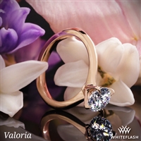 Valoria Petite Four Prong Solitaire Engagement Ring