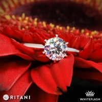 Ritani 1RZ7265 Six-Prong Knife-Edge Solitaire Engagement Ring