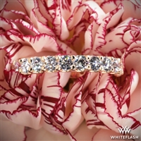 Annette's U-Prong Three Quarter Eternity Diamond Wedding Ring