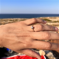 Benchmark LCP1 Small Pave Diamond Engagement Ring