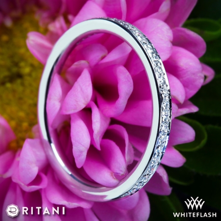 Ritani 21694 Micropavé Diamond Wedding Ring