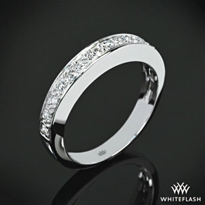 Half Eternity Bead-Set Diamond Wedding Ring