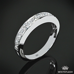 Half Eternity Bead-Set Diamond Wedding Ring