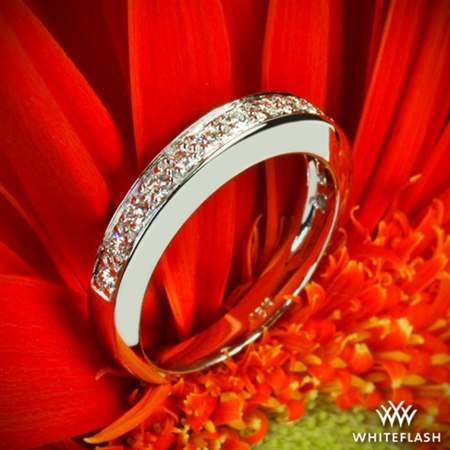 Half Eternity Bead-Set Diamond Wedding Ring