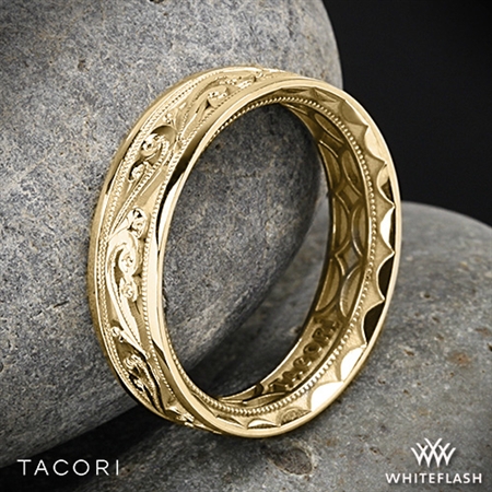 Tacori 104 Sculpted Crescent Eternity Wedding Ring