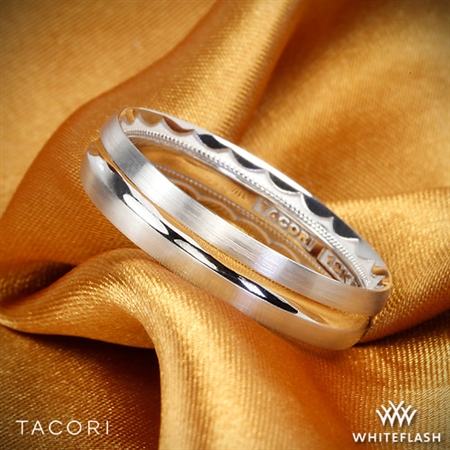 Tacori 72-5WS Sculpted Crescent Satin Wedding Ring