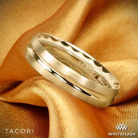 Tacori 72-5WS Sculpted Crescent Satin Wedding Ring