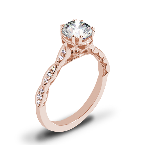 Tacori 57-2RD Sculpted Crescent Diamond Engagement Ring