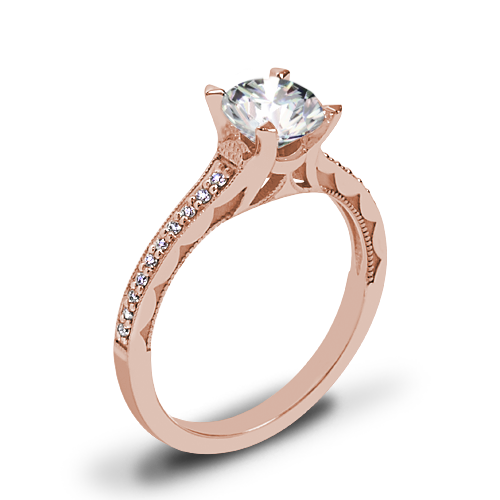 Tacori 58-2RD Sculpted Crescent Grace Diamond Engagement Ring
