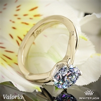 Valoria Flora Twist Solitaire Engagement Ring