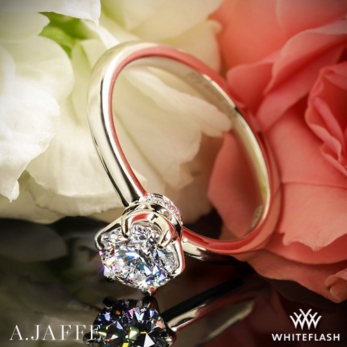 A. Jaffe ME1689 Classics Solitaire Engagement Ring