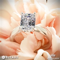 Ritani 1RZ7241 Cathedral Tapered Solitaire Engagement Ring