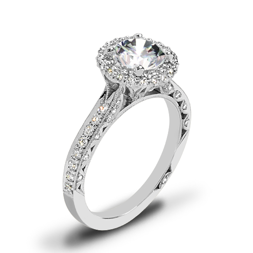 Tacori HT2522RD Blooming Beauties Botanical Diamond Engagement Ring