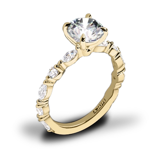 A. Jaffe MECRD2929T Classic Diamond Engagement Ring