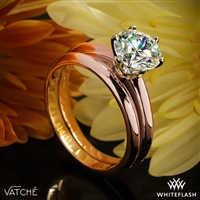 Custom Vatche U-113 6-Prong Solitaire Engagement Ring