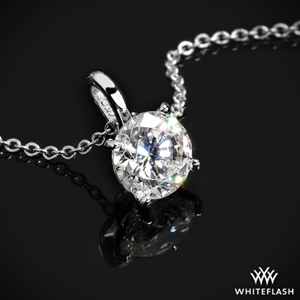 Four-Prong Timeless Diamond Pendant