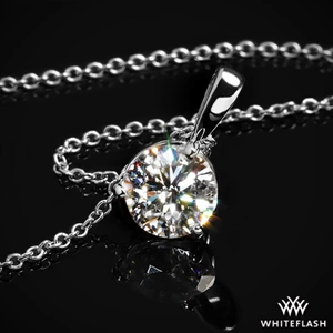 Three-Prong Timeless Diamond Pendant