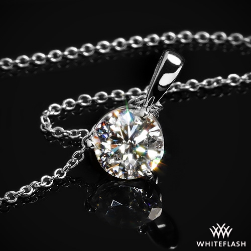 ThreeProng Timeless Diamond Pendant 7637