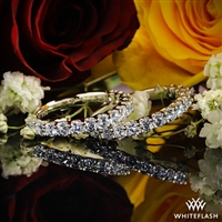 Annette's U-Prong Three Quarter Eternity Diamond Wedding Ring