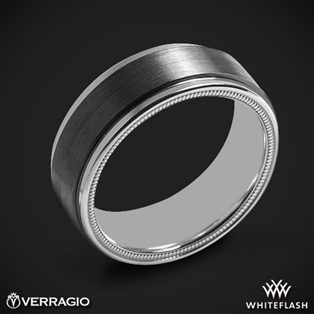 Verragio VWFX-8501 Black Titanium Men's Wedding Ring