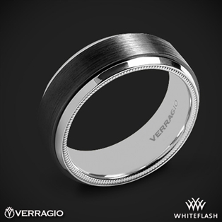 Verragio VWFX-8502 Black Titanium Men's Wedding Ring