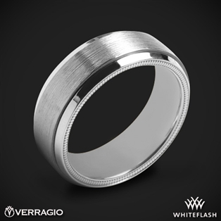Verragio VWFX-8502 Grey Titanium Men's Wedding Ring