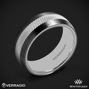 Verragio VWFX-8506 Black Titanium Men's Wedding Ring