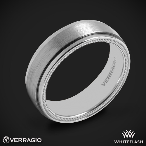 Verragio VWFX-7501 Grey Titanium Men's Wedding Ring | 7580