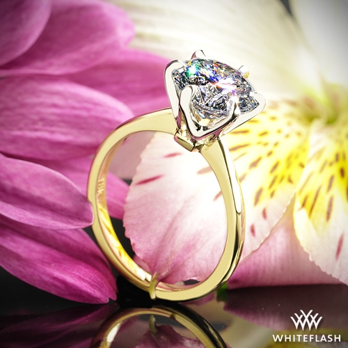 Contemporary Solitaire Engagement Ring