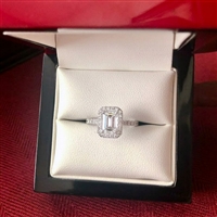 A. Jaffe ME2051Q Seasons of Love Halo Diamond Engagement Ring