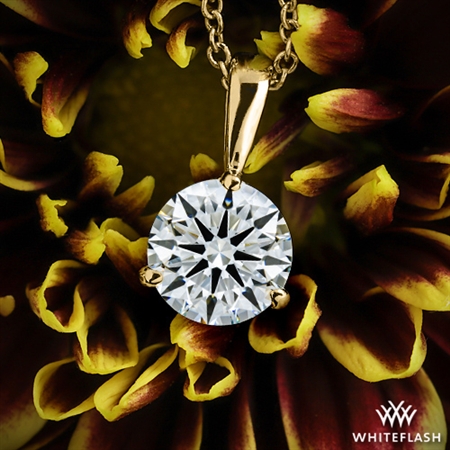 Three-Prong Timeless Diamond Pendant
