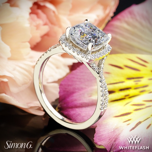 Simon g halo ring sale