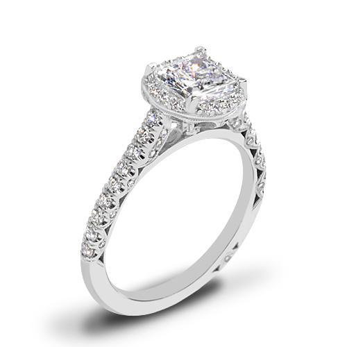 Tacori HT2547PR Petite Crescent Celestial Diamond Engagement Ring for Princess