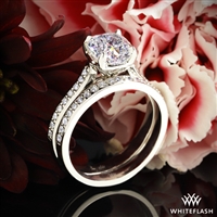 Cathedral Pave Diamond Wedding Set